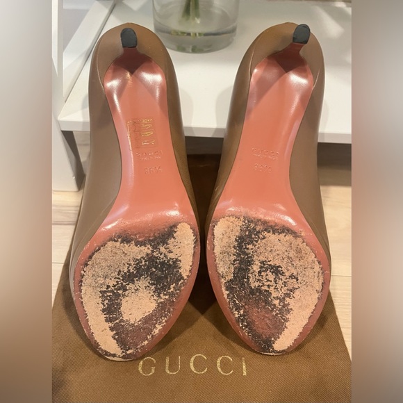 Gucci - Authentic Lamb Skin Leather Heals - Picture 13 of 15